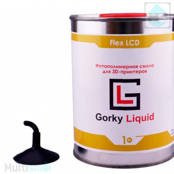 Фотополимерная сомола Gorky Liquid Flex LCD 1 кг черная