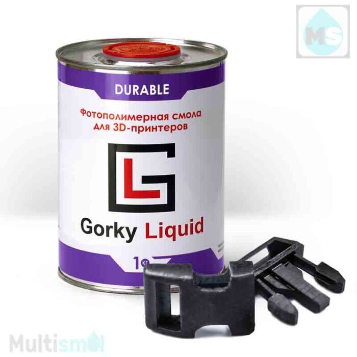 Gorky Liquid Durable фотополимер для печати клипс, защелок и корпусов