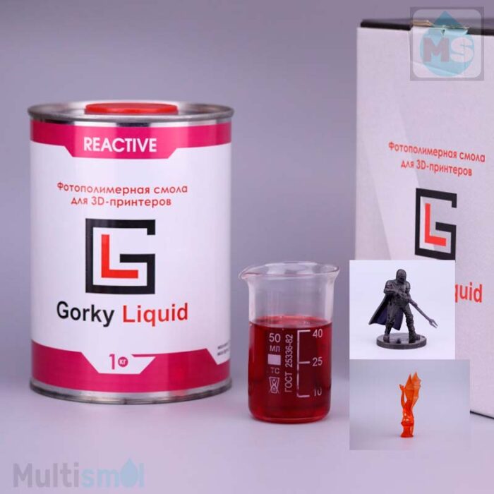 3D-смола Gorky Liquid Reactive красная