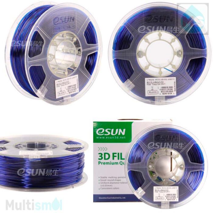 ESUN PETG 1,75 мм - синий филамент для 3D-печати