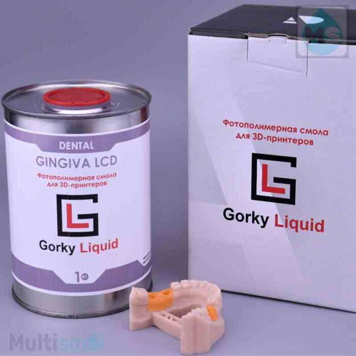 Gorky Liquid Denta Gingiva LCD - смола для изготовления десневой маски