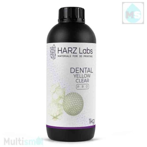 HARZ Labs Dental Yellow Clear PRO - PMMA-подобная автоклавируемая 3D-смола
