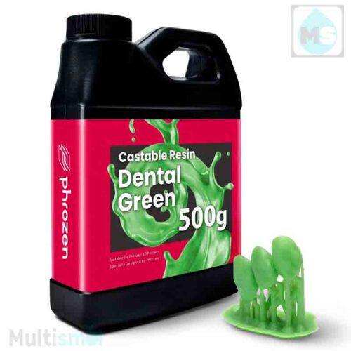 Phrozen Castable Rezin Dental Green- выжигаемый фотополимер 3d 0,5 кг.